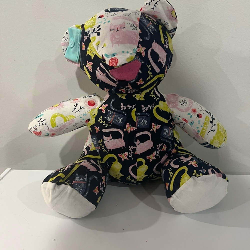 Colorful cat Teddy Bear Toy